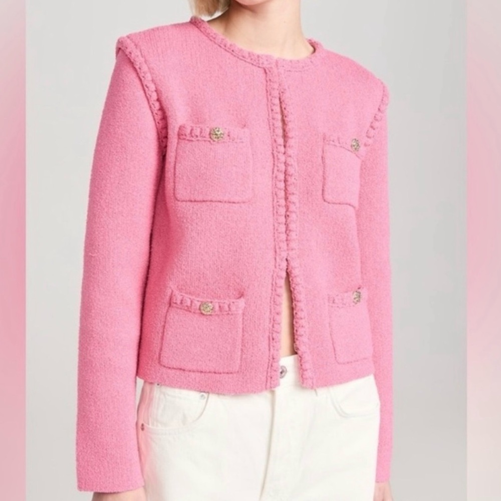 Endless Rose Pink Textured Blazer